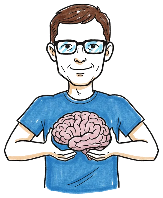 Hand-drawn illustration from “Are Men Smarter Than Women?”