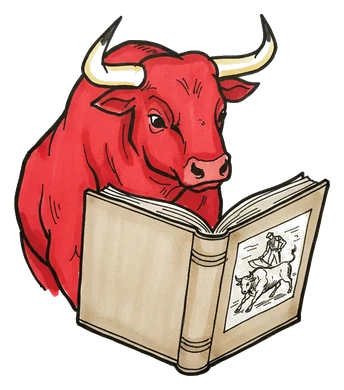 Hand-drawn illustration from “Do Bulls Hate the Color Red?”