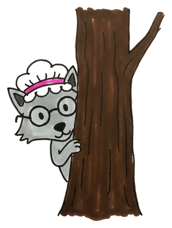 Hand-drawn illustration from “Do Wolves Howl at the Moon?”