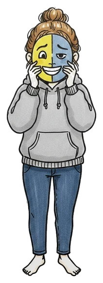Hand-drawn illustration from “Introverts aren't shy. They're saving their energy.”
