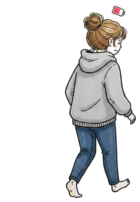 Hand-drawn illustration from “Introverts aren't shy. They're saving their energy.”