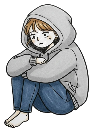 Hand-drawn illustration from “Introverts aren't shy. They're saving their energy.”