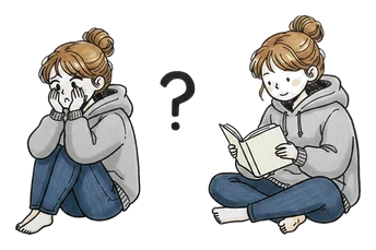 Hand-drawn illustration from “Introverts aren't shy. They're saving their energy.”