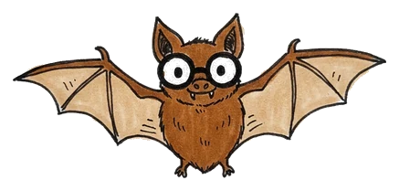 Hand-drawn illustration for the “The belief” section of “Bats Can See Fine”